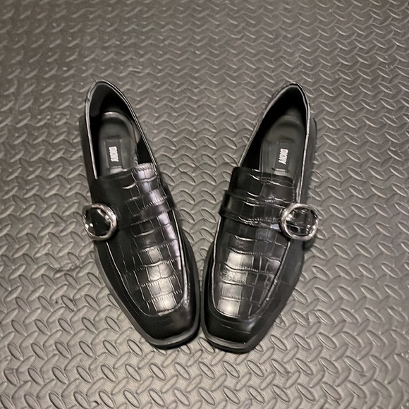 DKNY Croc Buckle Loafers - Picture 3 of 4